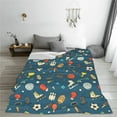 thumbnail image 5 of Vsdgher Sports Ball Ultra-Soft Micro flannel Blanket Throw Blankets for Couch Sofa, Bed (4 sizes)-60"x50", 5 of 7