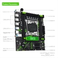 thumbnail image 1 of Kit de Placa Base X99 PR9 LGA 2011-3 Apto para 4 Memorias RAM DDR4 SATA M.2/NVME M.2 con Procesador CPU E5 2666v3, 1 of 10