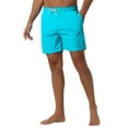 thumbnail image 4 of INSPIRE CHIC Mens Summer Drawstring Elastic Waist Mesh Lining Solid Board Shorts 30 Light Blue, 4 of 6