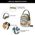 thumbnail image 4 of FORMRS Crossbody Bag for Women Quilted Travel Shoulder Cell Phone Purse with Chain Strap Handbag, Autumn Day with Cocoa Pattern, 4 of 7