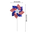thumbnail image 2 of 3 Pack Pinwheels Patriotic Decorations, American Flag on Stick Wind Spinners with Stake for Independence Day, Memorial Day Julys of 4th Party Supplies, 2 of 7
