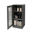 thumbnail image 4 of Palace Imports 100% Solid Wood 16.5" Bathroom Cabinet with Clear Glass Door, 4 of 5