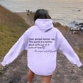 thumbnail image 5 of Dear Person Behind Me Jesus Hoodies for Women Fall Winter Long Sleeve Christian Hooded Sweatshirt with Pockets Pullover Tops, 5 of 7
