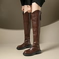 thumbnail image 6 of Wowcloth Women's Knee-High Boots, Retro Western Style with Flattering Fit, Comfortable Over-the-Knee Long Shaft Design for Autumn/Winter Seasons and Daily Outfits, 6 of 9