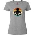 thumbnail image 3 of Inktastic Octopus Retro Vintage Sunset Women's T-Shirt, 3 of 5