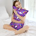 thumbnail image 4 of Pofeuu Rainbow Lgbt Penguin Print Satin Pillowcase for Hair and Skin Pillow Cases, Silk Pillow Cases, Soft Cooling Pillow Covers, 20x30 Inches（Pillow core not included）, 4 of 7