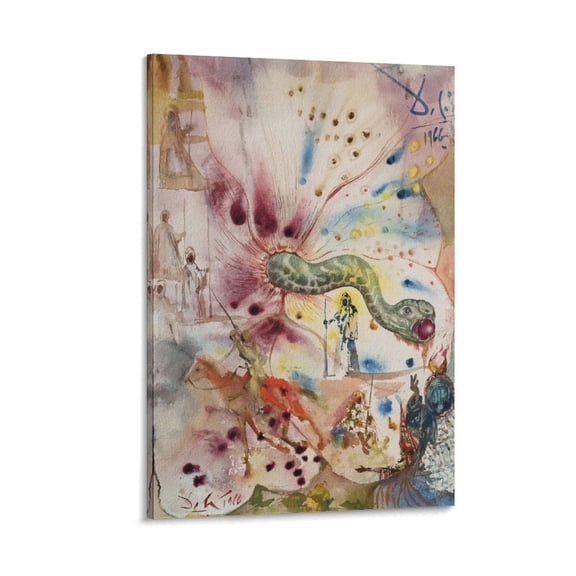 Salvador Dali Posters (19) Poster Decorative Painting Canvas Wall Art Living Room Posters Bedroom Painting 12x18inch(30x45cm)