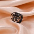 thumbnail image 4 of ORUYROP Bague Cube de Metatron Ajustable Archange Protection de Metatron Déclaration Creusée Bague Ouverte en Acier Inoxydable pour Femmes Bijoux, 4 of 7