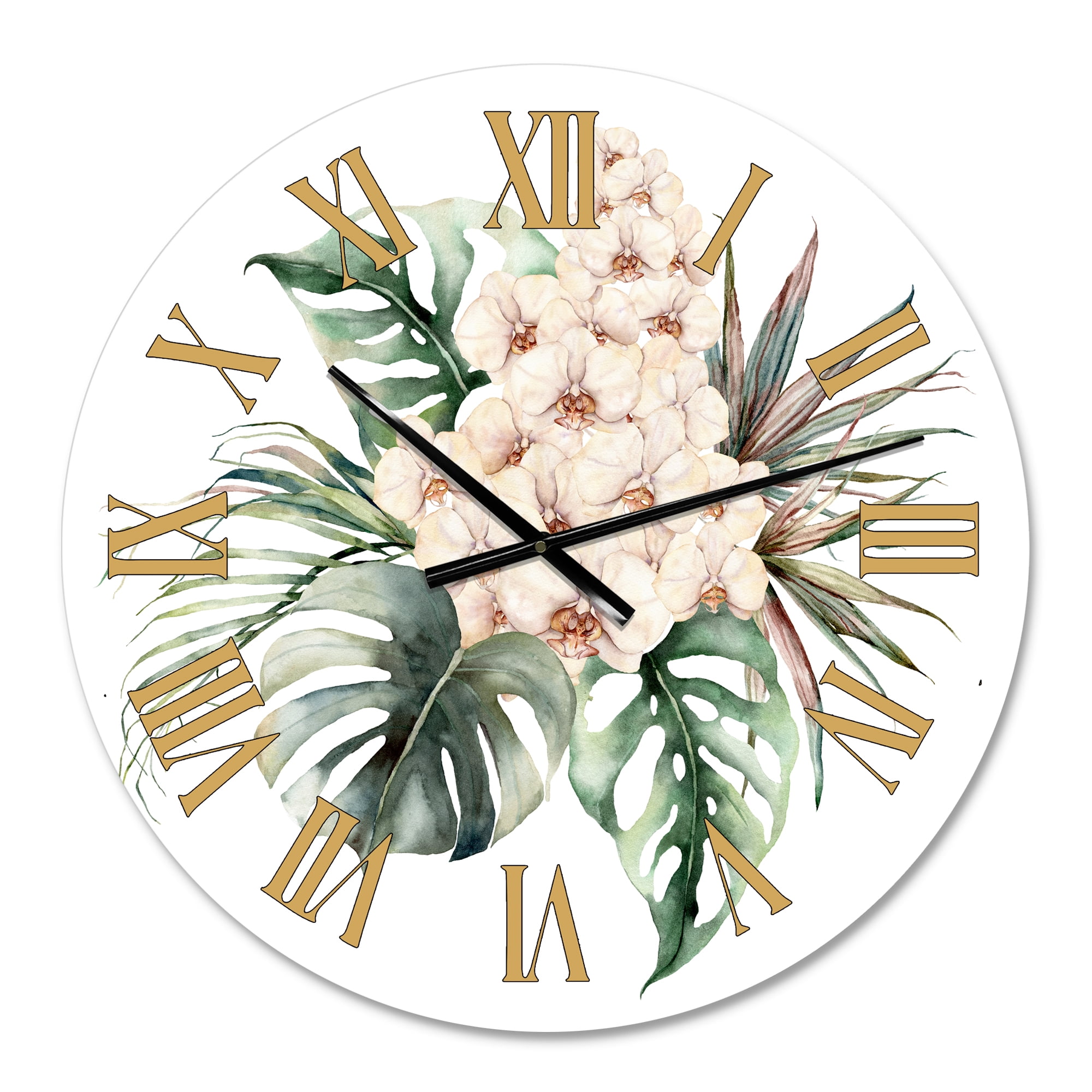 Designart 1 in Quartz Traditional Wall Clock