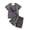 Grey, variant on WELOIJEVBE Boys Summer Clothes 2 Piece Athletic Short Sleeve T-Shirt and Shorts for Child Boys Clothes Boys 5-6 Years