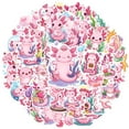thumbnail image 2 of 35pcs-50pcs Cute Axolotl Sticker Pack Pink Cartoon Stickers for Laptops Suitcase Phone, 2 of 9