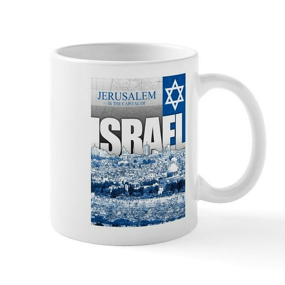 CafePress - Jerusalem, Israel Mug - 11 oz Ceramic Mug - Novelty Coffee Tea Cup