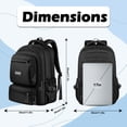 thumbnail image 6 of TONGJM School Backpack, Large Capacity Bookbag for 15.6inch Laptop, Water Resistant Bookbag for School Travel Work, Casual Daypack for Men Women Teens, 6 of 11