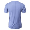 thumbnail image 4 of H2H Mens Cool Dry Compression Short Sleeve T-Shirts LIGHTBLUE US S/Asia M (CMTTS264), 4 of 6