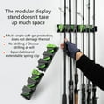 thumbnail image 2 of CEORPER Space Saving Wall Mounted Fishing Rod Holder Vertical Rod Storage Rod Organizers, 2 of 10