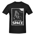 thumbnail image 4 of Bingfone I Need More Space Men'S Loose Fit Short-Sleeve Pocket T-Shirt, 4 of 7