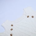 thumbnail image 3 of Suéter Térmico Gibobby de Manga Larga Casual con Hombros Descubiertos y Botones para Mujer Otoño Invierno Blanco XL, 3 of 5