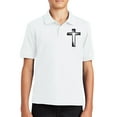 thumbnail image 4 of XXWXYD Boys Girls 𝐏𝐨𝐥𝐨 Shirts for Sports Tennis, School Uniform Quick-Dry Activity Tank Tops, V-Neck Collared Performance Shirt with Breathable Fabric, 4 of 8