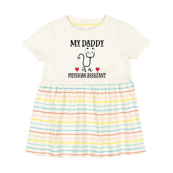 Inktastic Physician Assistant Daddy Baby Girls Baby Dress