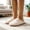 Beige, variant on Womens House Slippers Soft Non Slip Closed Toe Memory Foam Comfy Lightweight House Fuzzy Shoes Beige 6