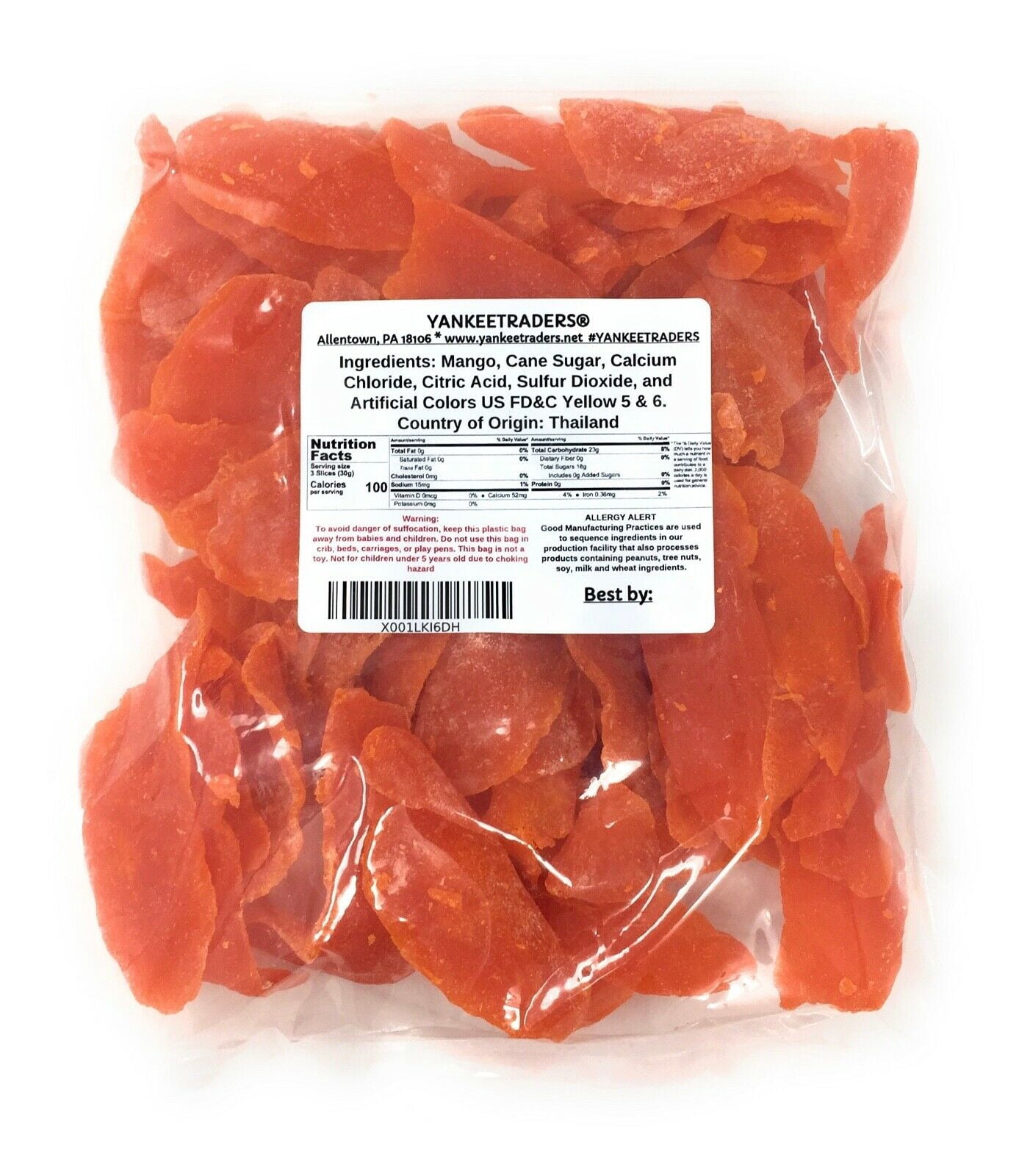 YANKEETRADERS® Dried Mango Slices - 2 lbs.