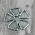 thumbnail image 4 of SIEYIO 5pcs/set for Triangle Carabiner Aluminum Alloy Keychain Snap Clip Hook Buckle Screw Lock for Rock Climbing High-altitude, 4 of 11