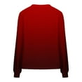 thumbnail image 3 of Flannel Jackets for Women, Open Front Long Sleeve Sweater Oversized Fall Winter Knit Coat Fashion Zip up Warm Cardigan New Cardigans for Women Trendy Red XL, 3 of 5