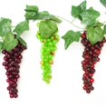 thumbnail image 3 of SHAR 1 Bunch Fake Artificial Grape Plastic Lifelike Fake Fruit Home Garden Decoration, 3 of 5