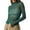 Army Green, variant on Women T-shirt, Long Sleeve Turtleneck Swiss Dots See-through Slim Fit Sheer Tops Clubwear