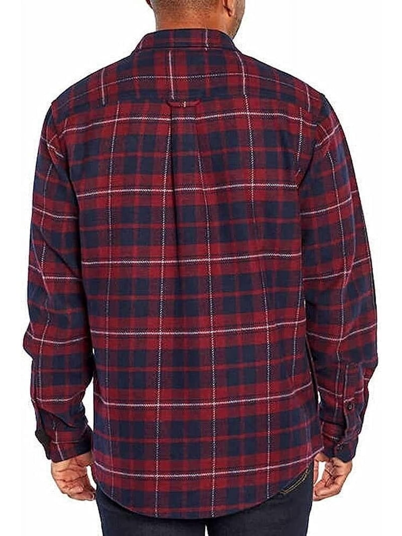 Orvis Men's Big Bear Heavy Weight Flannel Shirt, Sangria Plaid