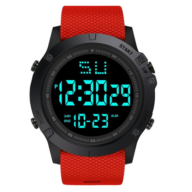 Reloj deportivo para hombre, relojes de moda para hombre, LED, digital, fecha, militar, deportivo, de goma, de cuarzo, reloj con alarma, reloj general.