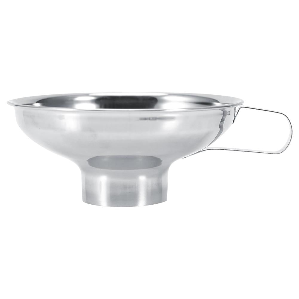 Qiilu Wide Mouth Funnels, Funnels,High Quality Stainless Steel