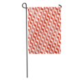 thumbnail image 1 of JSDART Distressed Chevron Zig Zag Pattern Orange Line Chic Dirty Geometric Garden Flag Decorative Flag House Banner 28x40 inch, 1 of 2