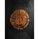 thumbnail image 1 of Qisvanset Framed Canvas Wall Art 12x16 Inch Dark Wood Tree Ring Grunge Minimal Modern Art, 1 of 5