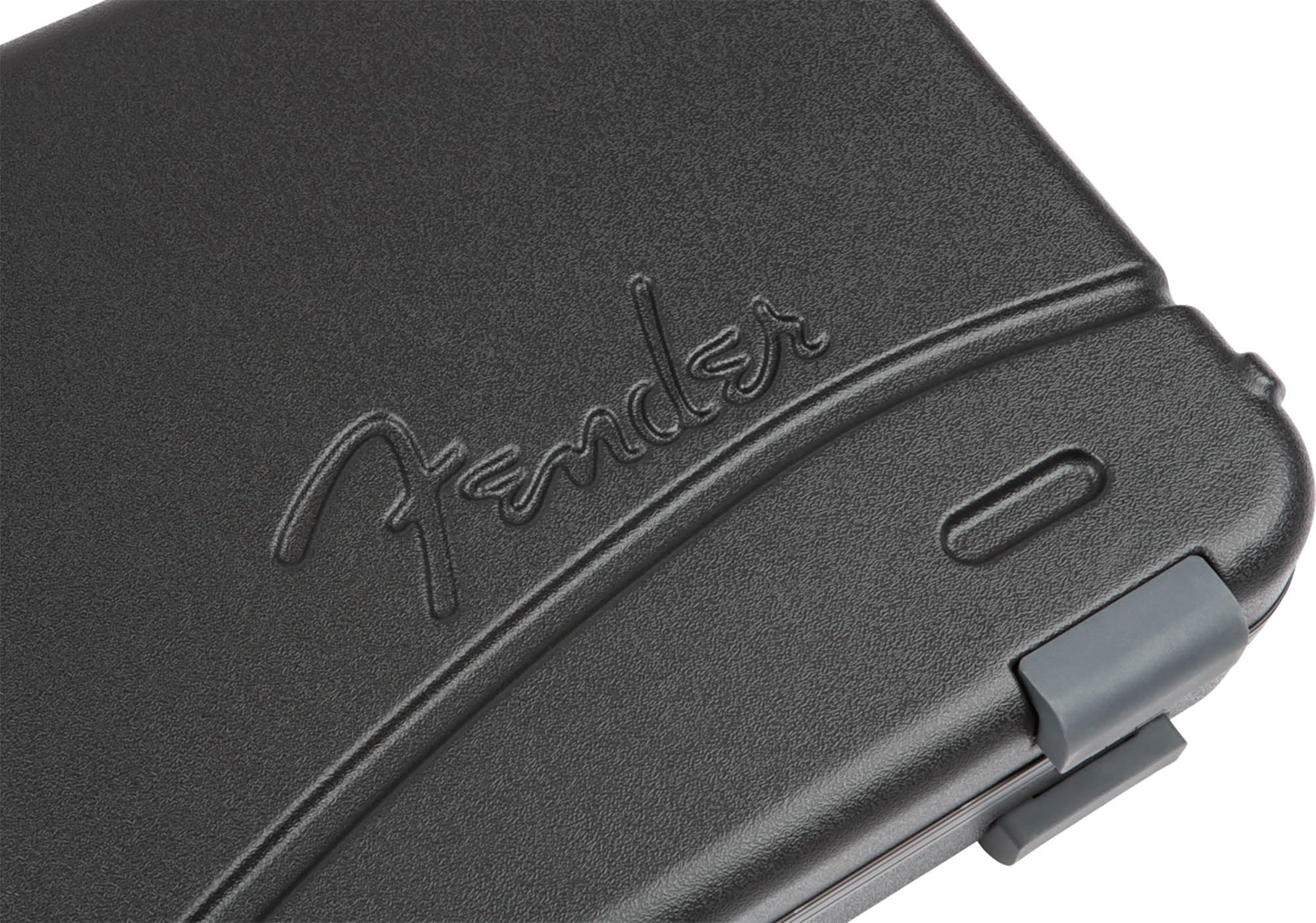 Fender Deluxe Molded Stratocaster-Telecaster Case - Black w/ Strap