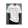 thumbnail image 1 of Men's Puerto Rico-Themed Cotton T-Shirt | 100% Cotton, Breathable & Comfortable | Bohemian Style with Cultural Symbols Print | Round Neck, Short Sleeve | ideal for all Seasons | Perfect Gift for, 1 of 6
