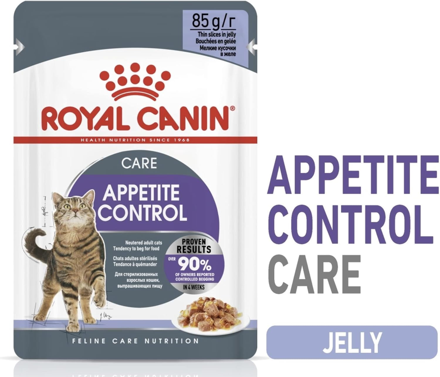Royal Canin Appetite Control Cat Wet Food in Jelly 12x85g