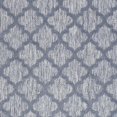 thumbnail image 5 of 4' X 6' Denim Blue Ikat Indoor Outdoor Area Rug, 5 of 6