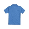thumbnail image 4 of Hanes Boys School Uniform 4-18 EcoSmart Jersey Polo Shirt, 4 of 5