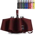thumbnail image 1 of LANBRELLA Parapluie Coupe-Vent Parapluie de Voyage Compact Pliant Parapluie Inversé, 1 of 5