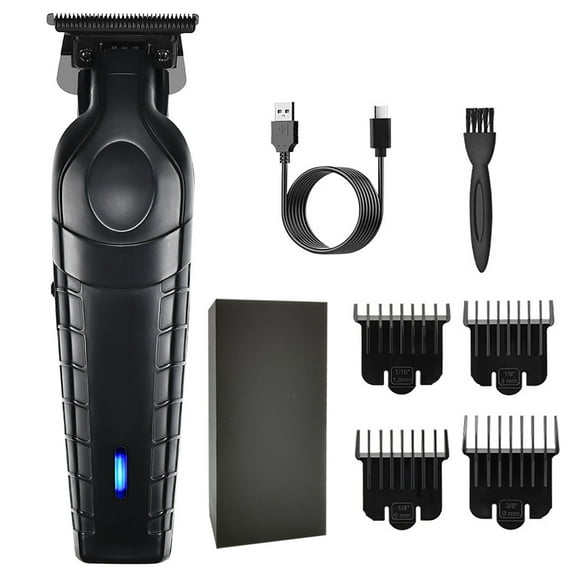 Recortadora de barba recargable de 1500 mAh para hombres, 3 horas de carga, 180 minutos de uso, kit de aseo 4 en 1 para cara, bigote, cuerpo y orejas, motor silencioso, corte preciso, set de regalo