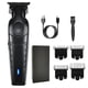 thumbnail image 1 of Recortadora de barba recargable de 1500 mAh para hombres, 3 horas de carga, 180 minutos de uso, kit de aseo 4 en 1 para cara, bigote, cuerpo y orejas, motor silencioso, corte preciso, set de regalo, 1 of 4