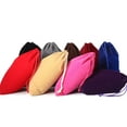 thumbnail image 2 of Raindrops 5Pcs Black Flannel Drawstring Bag Designed for Secure Closure and Versatile Storage, 2 of 8