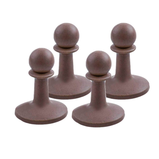 Decodeary 4Pcs Lightning Protection Cap Camping Canopy Tent Canopy Pillar Support Lightning Protector Tent Tarp Grabbers