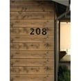 thumbnail image 4 of Bookishbunny 6 inch Black Numbers Iron Metal Home Business House Street Address, 4 of 6