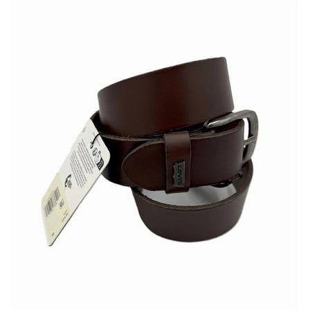 Levi's Men's 1.49 In (38MM) Perforated Leather Belt Dark Brown (Size 38) 8424