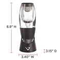 thumbnail image 5 of Vinturi V1010  Red Wine Aerator With No-Drip Stand, Black, 5 of 12