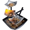 thumbnail image 1 of Fontaine d'Eau de Table, Machine à Sons Apaisante pour la Maison - Pompe Automatique, Bassin Profond & Roches Naturelles de Rivière. Relaxation Zen Intérieure, 9.84” de Haut, 1 of 5