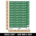 thumbnail image 2 of Express Mail Service Expedited Running Person Sticker Set - Dark Green - Gloss Finish - 1.5" Small, 2 of 7