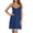 Blue, variant on Satin Nursing Nightdress with Lace Trim for Home Relaxation Lightweight Sleepwear Tank Dress for Spring/Summer Gentle V-Necksheer Lace Details Everyday Comfort